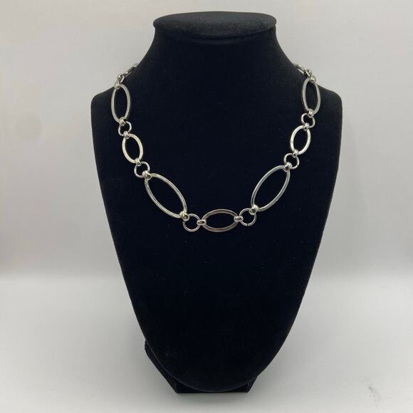 Lauren Ralph Lauren | Black Nickel Toned‎ Necklace - Picture 1 of 6